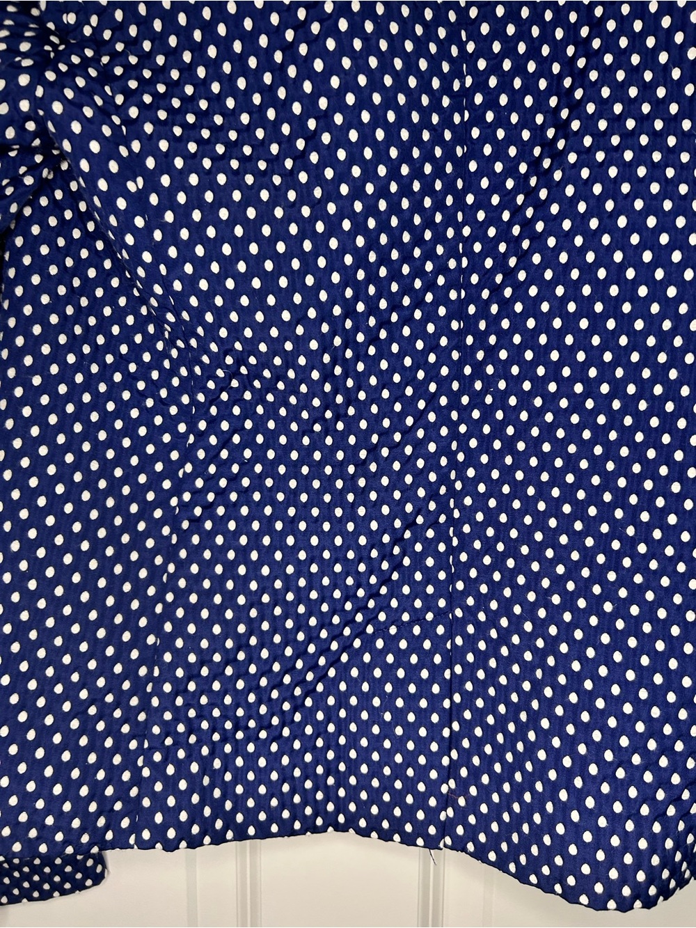 Gap "The Academy" blazer in navy with a white polka dot pattern size 4 - Picture 6 of 11